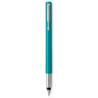 Fountain pen Parker VECTOR 17 Blue-Green FP M Parker Quink cartridges /5 pcs. blue flushable blister (05 616b)