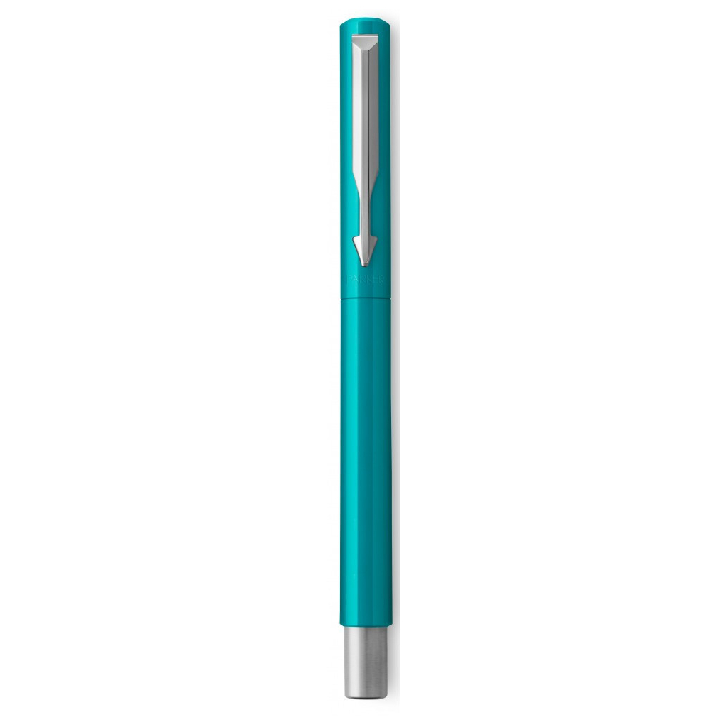 Ручка пір'яна Parker VECTOR 17 Blue-Green FP M Картриджі Parker Quink /5шт. сині змивані блістер (05 616b)