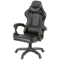 Крісло ігрове Аклас Бешкет ANF підліткове Чорний (PU-чорний) (00160337)