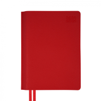 Тижневик Leo planner А5 датований 2026 "Vitto", м‘який, червоний, 368 сторінок (252643)