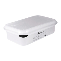 Food container MasterPro Foodies collection white 1.8 l (BGEU-2942)