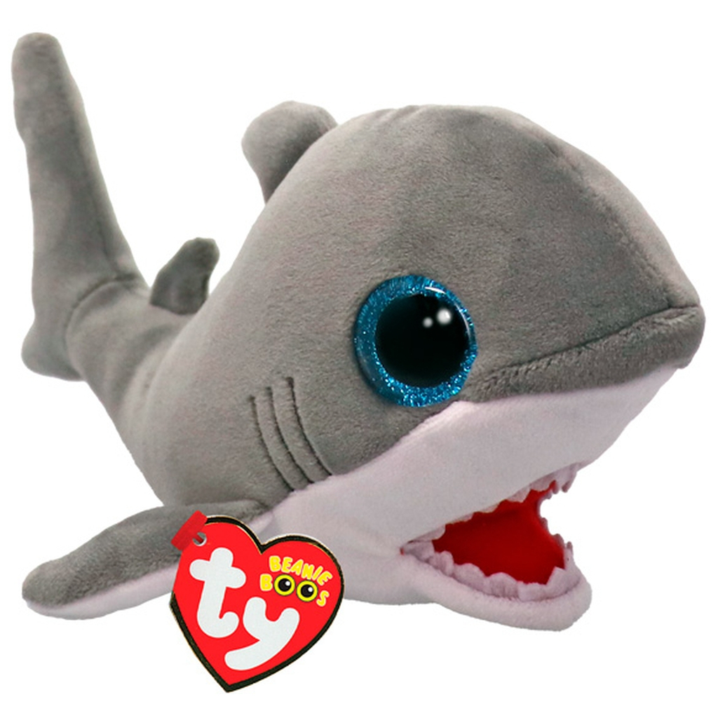 М'яка іграшка Ty Beanie Babies Сіра акула Finnegan 15 см (37376) М'яка іграшка Ty Beanie Babies Сіра акула Finnegan 15 см (37376)