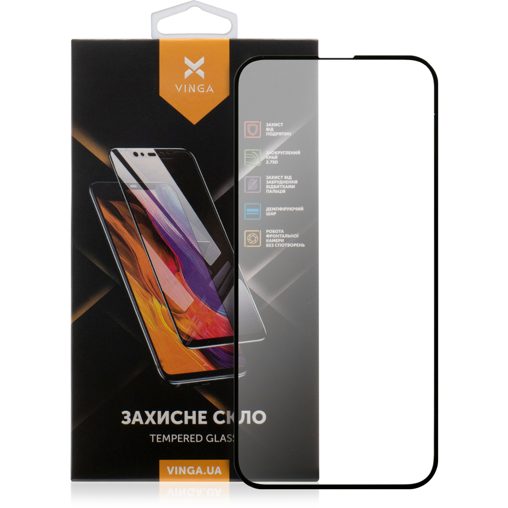 Скло захисне Vinga Apple iPhone 16E (VGIP16E)