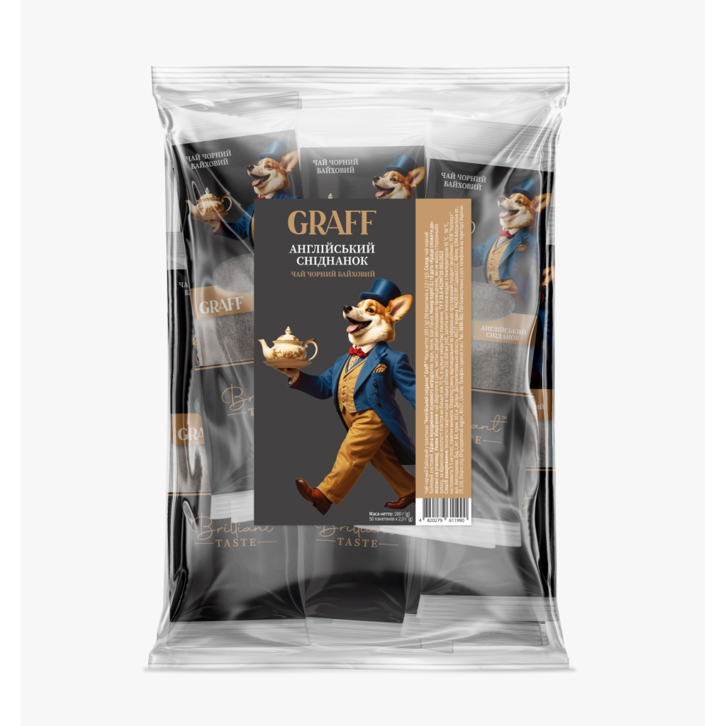 Чай Graff English Breakfast 50х2 г (gr.11990)