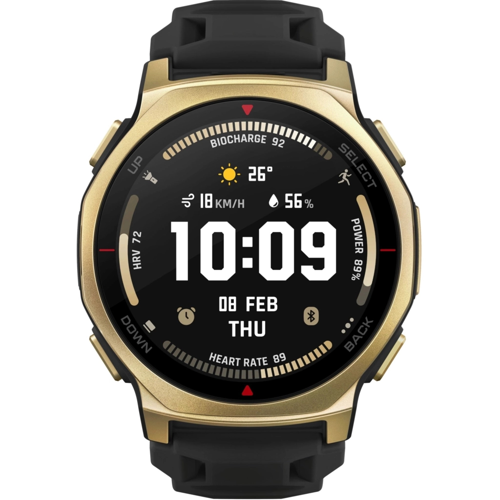фото Смарт-годинник Amazfit T-Rex 3 Pro 44mm Black Gold