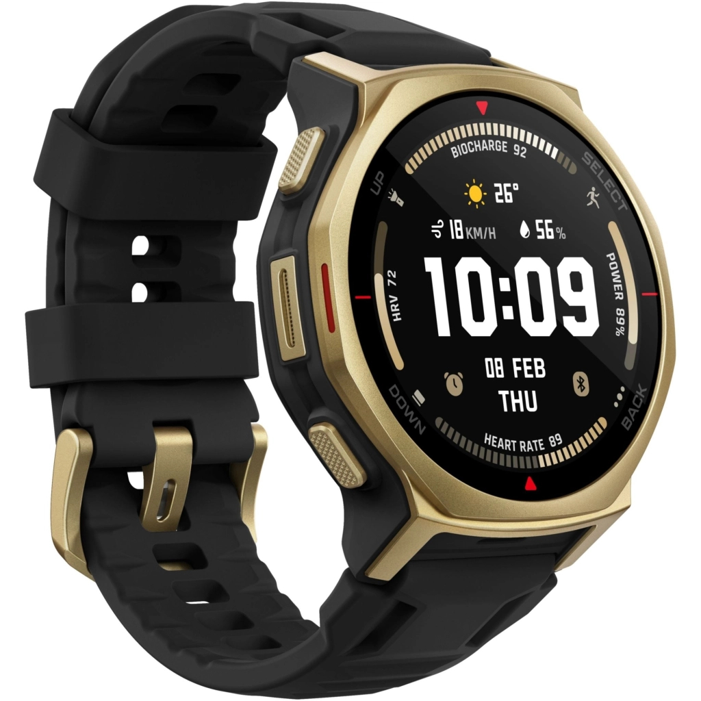фото Смарт-годинник Amazfit T-Rex 3 Pro 44mm Black Gold