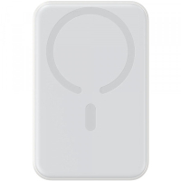 Батарея універсальна JOYROOM Magnetic Wireless 10000mAh 20W PD, QC, USB-C In/Out White (JR-W020 / 6941237119698)