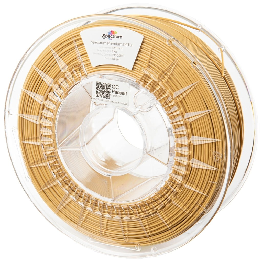 Пластик для 3D-принтера Spectrum PET-G Premium 1.75mm BEIGE 1kg (80599)