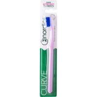 Toothbrush Nordics 6580 Expert Curve Ultra Soft Pink with blue bristles (3800501908495)