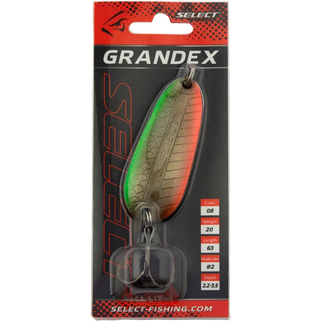 Блешня Select Grandex 20.0g 63mm 08 (1870.68.24) Блешня Select Grandex 20.0g 63mm 08 (1870.68.24)