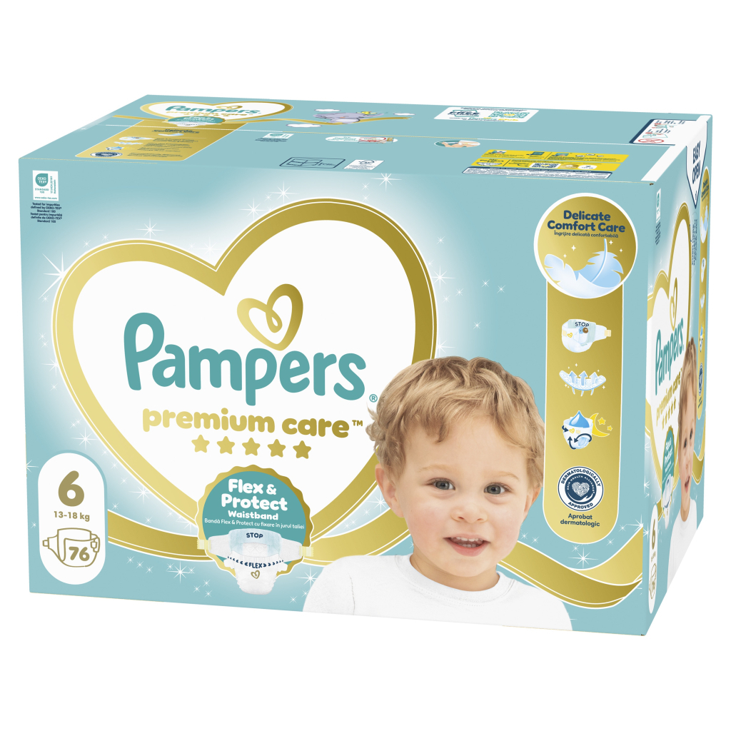 Підгузки Pampers PAMPERS Дитячі підгузники Premium Care Giant (13-18 кг) Мега Упаковка (8006530260176) Підгузки Pampers PAMPERS Дитячі підгузники Premium Care Giant (13-18 кг) Мега Упаковка (8006530260176)