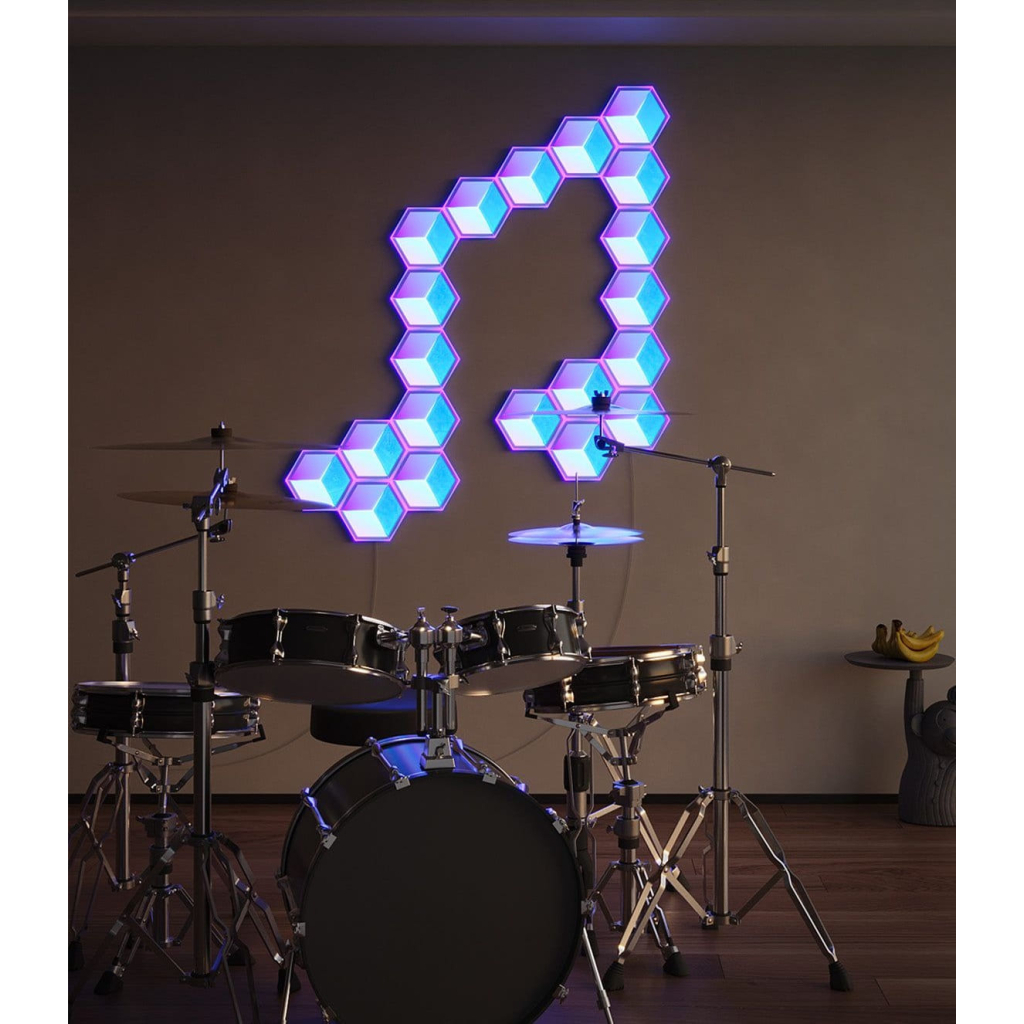 Світильник Govee H606A Glide Hexagon Light, 7шт, RGBIC WI-FI/Bluetooth, Meteor grey (H606AC81) Світильник Govee H606A Glide Hexagon Light, 7шт, RGBIC WI-FI/Bluetooth, Meteor grey (H606AC81)