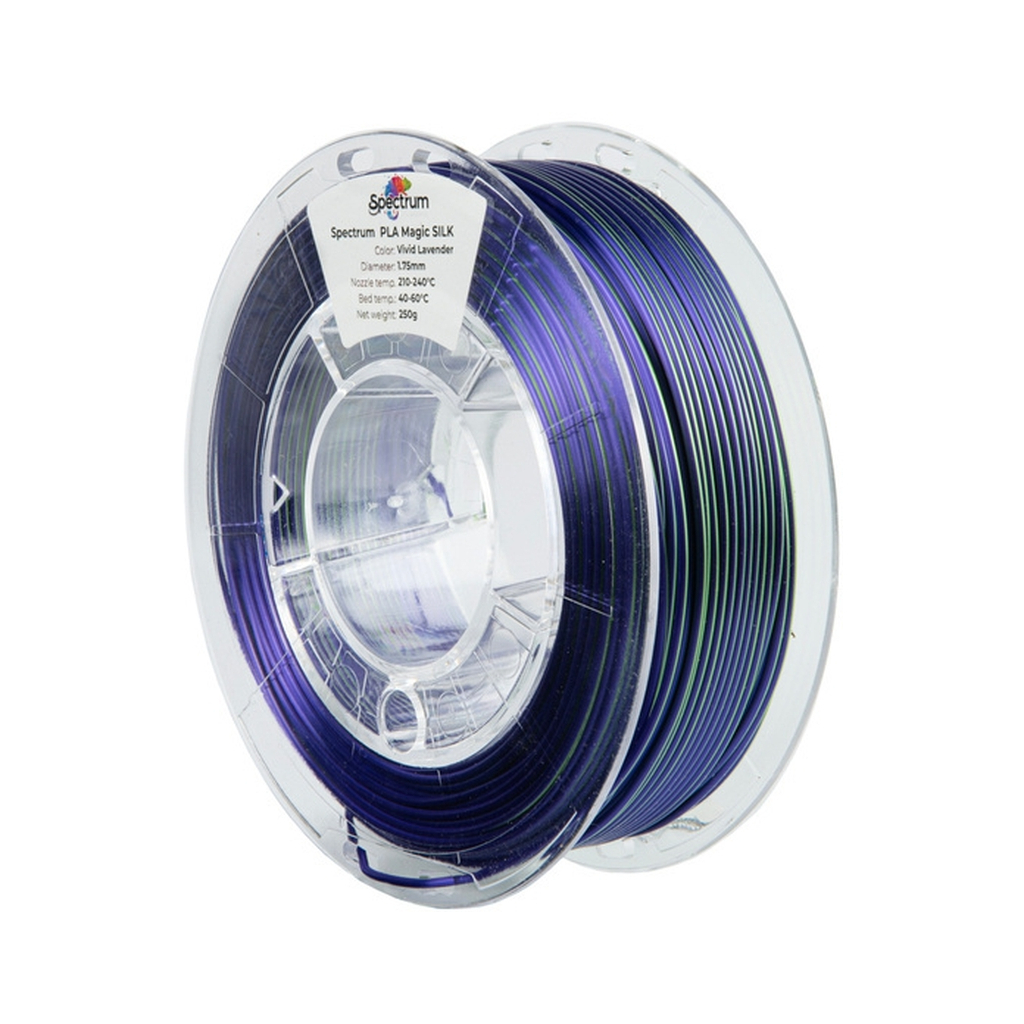 Пластик для 3D-принтера Spectrum PLA Magic SILK 1.75mm 0.25kg Vivid Lavender (81401)