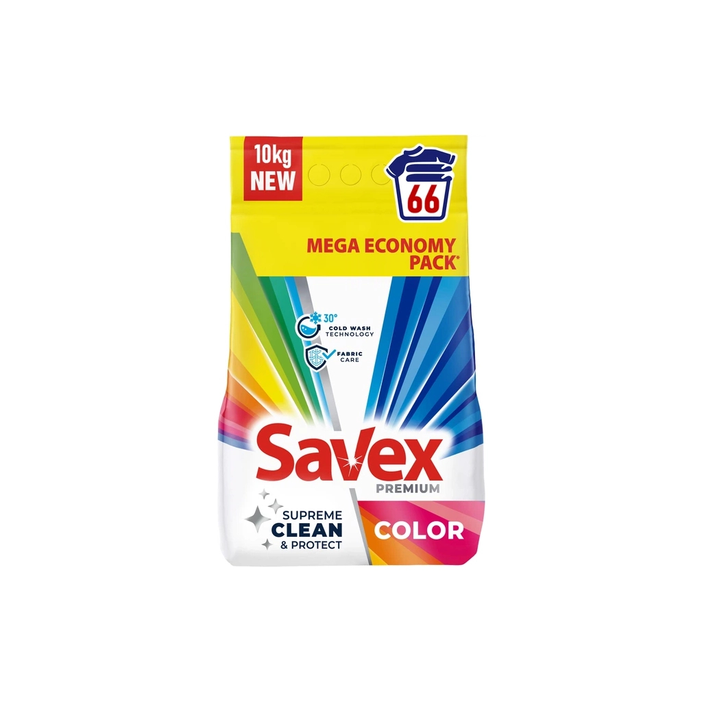Пральний порошок Savex Premium Color 10 кг (3800024050404)