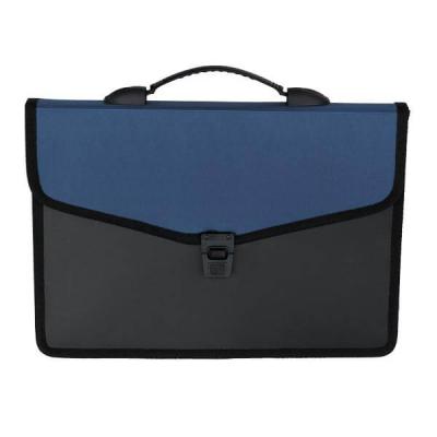Папка - портфель Buromax 3 compartments, with a lock, blue (BM.3734-02) Папка - портфель Buromax 3 compartments, with a lock, blue (BM.3734-02)