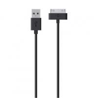 Дата кабель USB 2.0 AM to Apple 30 pin 1.2m Belkin (F8J043bt04-BLK)