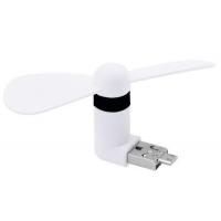 USB вентилятор 2E USB / MicroUSB, White (2E-MFMF1-WHITE)