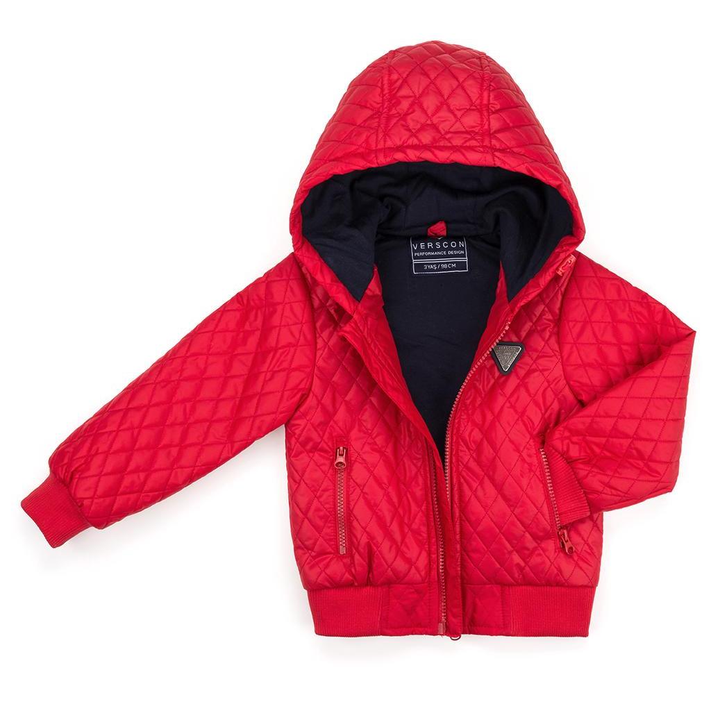 Куртка дитяча Verscon з капюшоном (3439-110B-red)