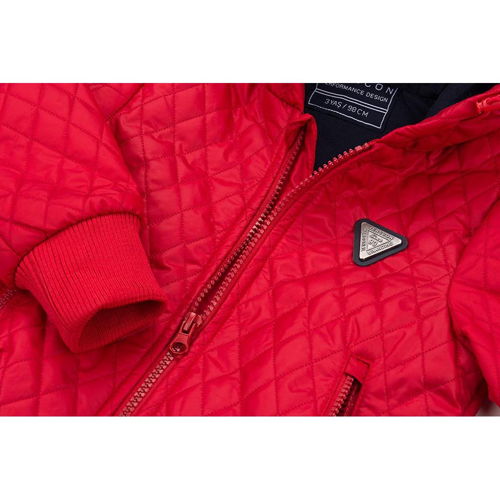 Куртка дитяча Verscon з капюшоном (3439-110B-red)