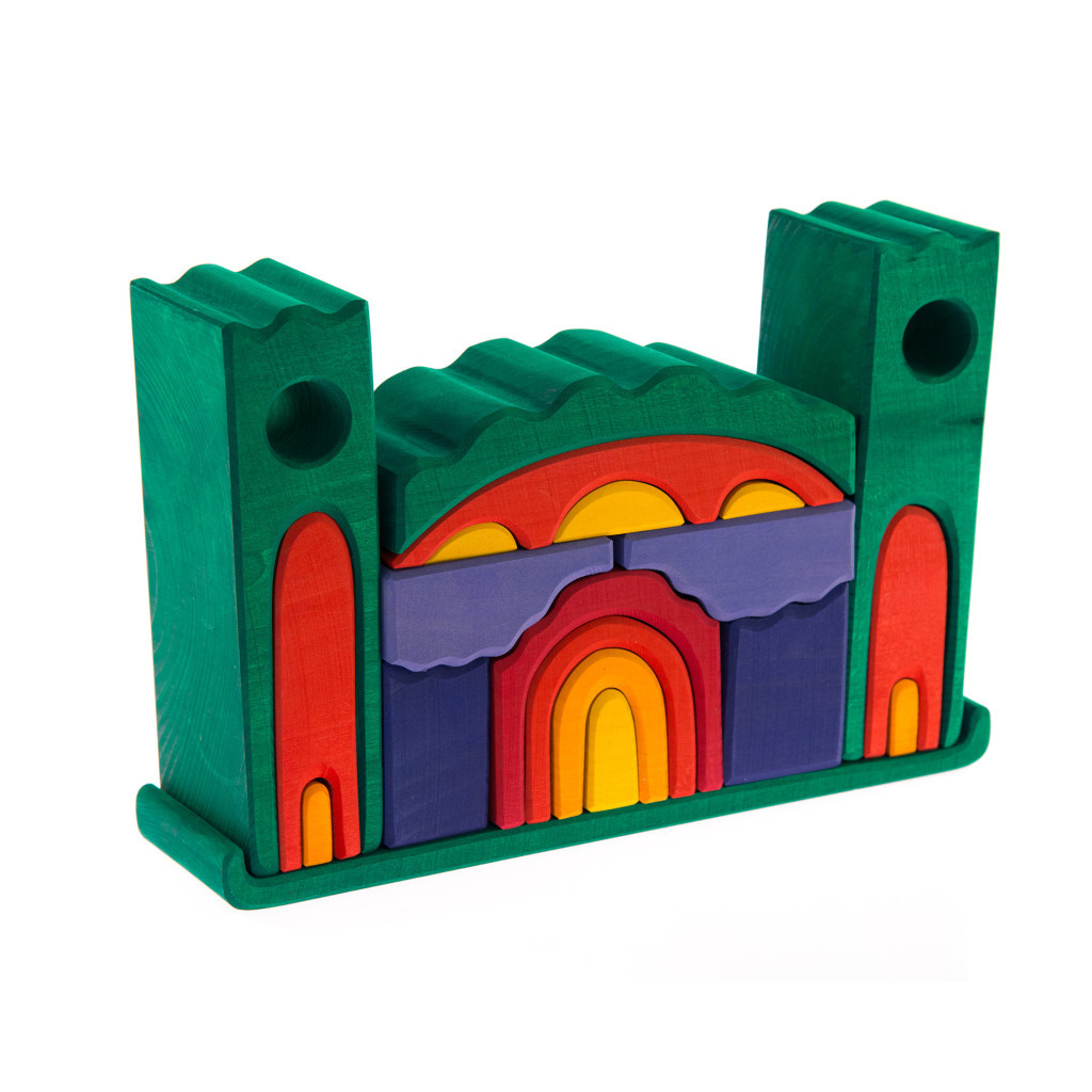 Конструктор Nic деревянный Все в замке зеленый (NIC523269) Конструктор Nic деревянный Все в замке зеленый (NIC523269)