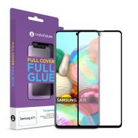Скло захисне MakeFuture Samsung A71 Full Cover Full Glue (MGF-SA71)