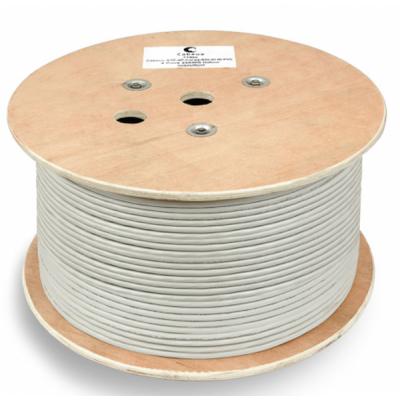 Кабель мережевий ЗЗЦМ FTP 500м 4*2*23AWG[0,57] мідь[СU] Cat 6, внутрішній [PVC] (70811)