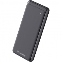 Батарея універсальна ColorWay 10 000 mAh Slim (USB QC3.0 + USB-C Power Delivery 18W) Black (CW-PB100LPG3BK-PD)