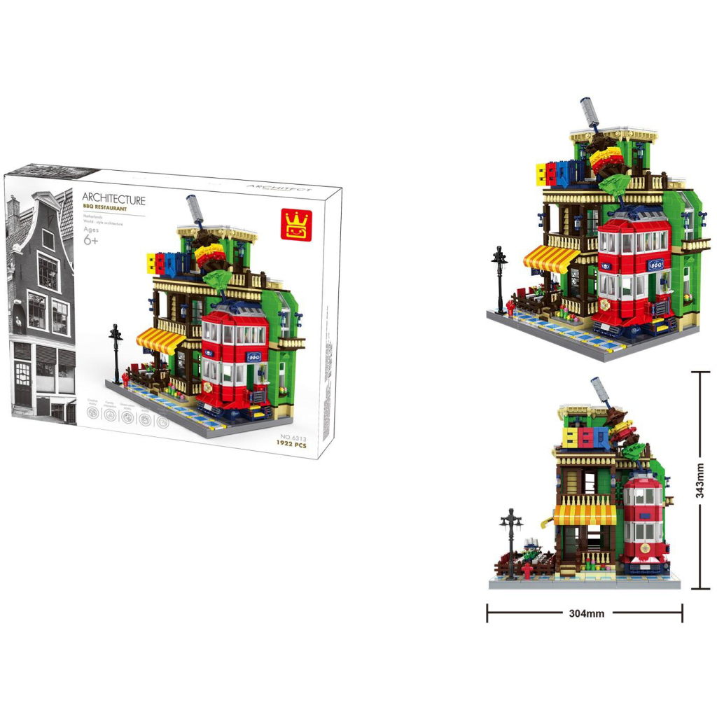 Конструктор Wange Ресторан Барбекю (WNG-6313) Конструктор Wange Ресторан Барбекю (WNG-6313)