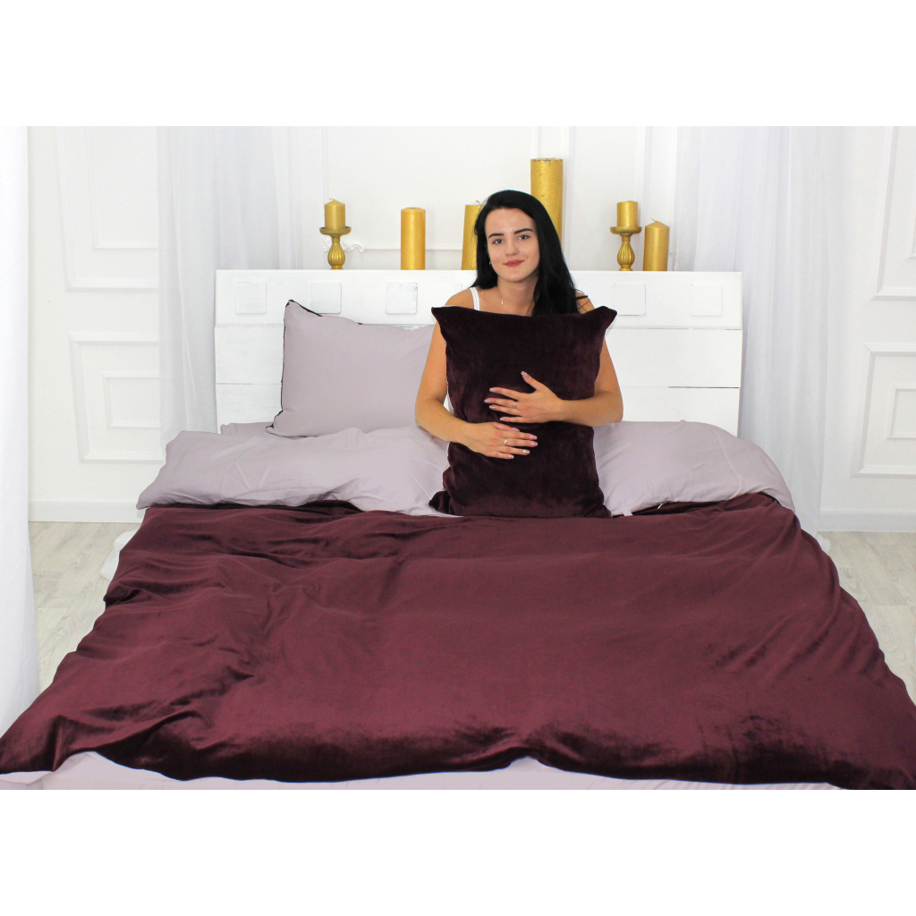 Постільна білизна MirSon Велюр Winter Delicate 28-0064 Fairy lily Євро (2200004035239)