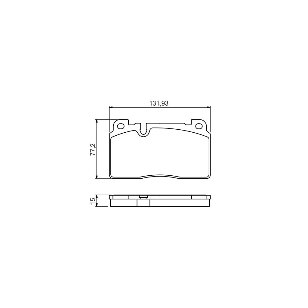 Гальмівні колодки Bosch 0 986 494 702 Гальмівні колодки Bosch 0 986 494 702