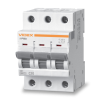 Automatic circuit breaker Videx RS6 RESIST 3p 20A 6kA C (VF-RS6-AV3C20)
