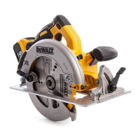 Circular saw DeWALT 18V XR Li-Ion, disc 184x16 mm, 3.6 kg, 2x5Ah, case TSTAK (DCS570P2)