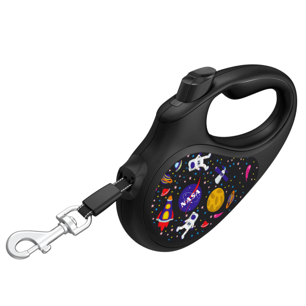 Повідець для собак WAUDOG R-leash NASA світловідбиваюча стрічка XS 3 м (8123-0047-01)