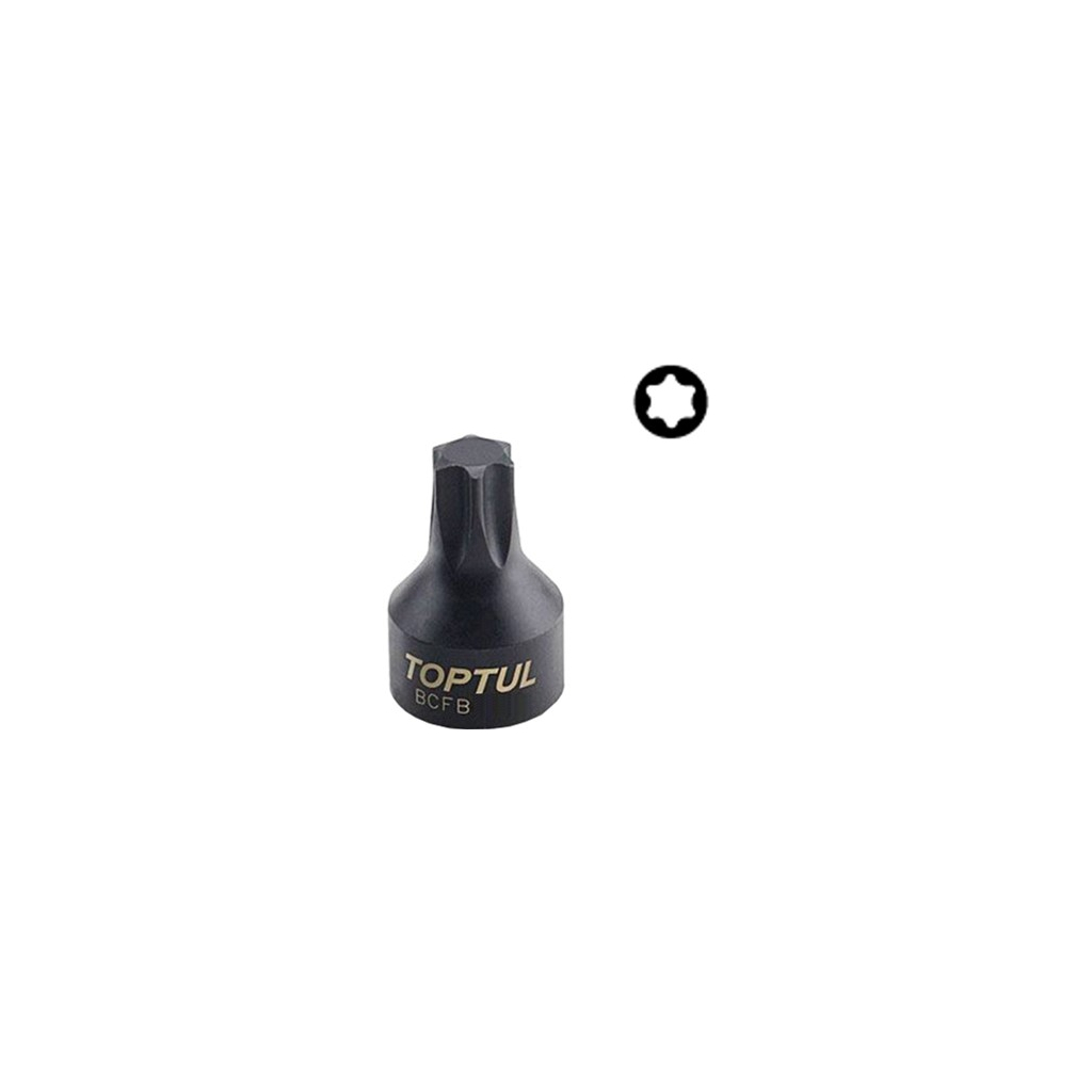 Головка торцева Toptul TORX T8 1/4" цільна (BCFB0808)
