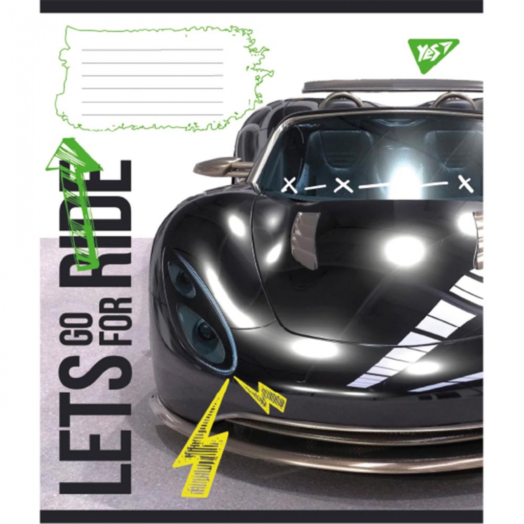 Зошит Yes А5 Lets go for ride 48 аркушів, лінія (766735) Зошит Yes А5 Lets go for ride 48 аркушів, лінія (766735)