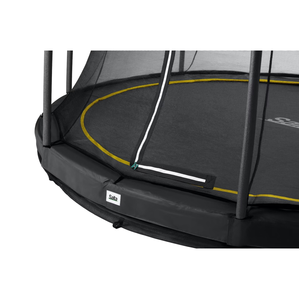 Батут Salta Comfort Edition Ground круглий 427 см Чорний (5398A)