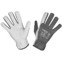 Protective gloves Neo Tools goat skin, grade 8, gray-white (97-656-8)