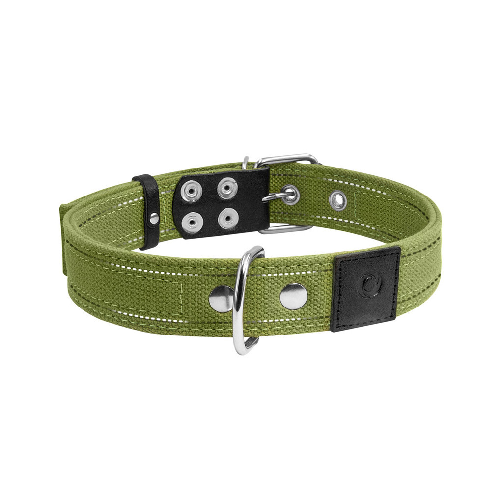 Нашийник для тварин Collar Брезент подвійний Ш 25 мм Д 41-53 см (6137)