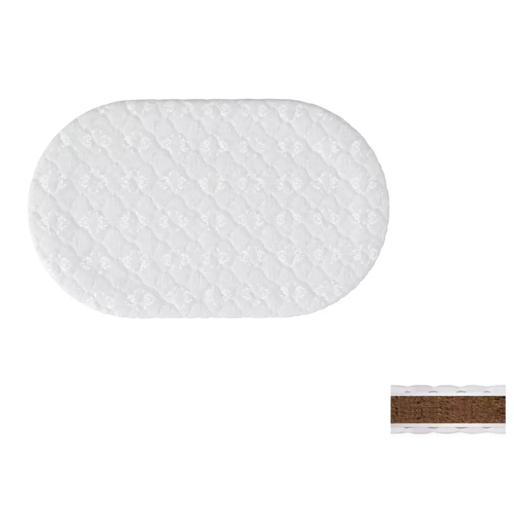 Матрац для дитячого ліжечка Ingvart Smart Bed Round кокос, 72х120 см (2100023000006)