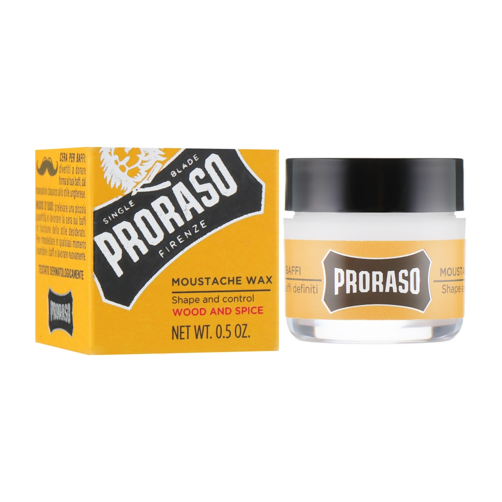 Віск для вусів Proraso Wood & Spiceи 15 мл (8004395001613)