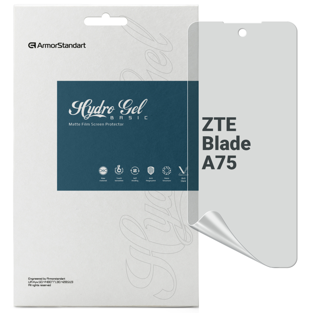 Плівка захисна Armorstandart Matte ZTE Blade A75 4G (ARM78877)