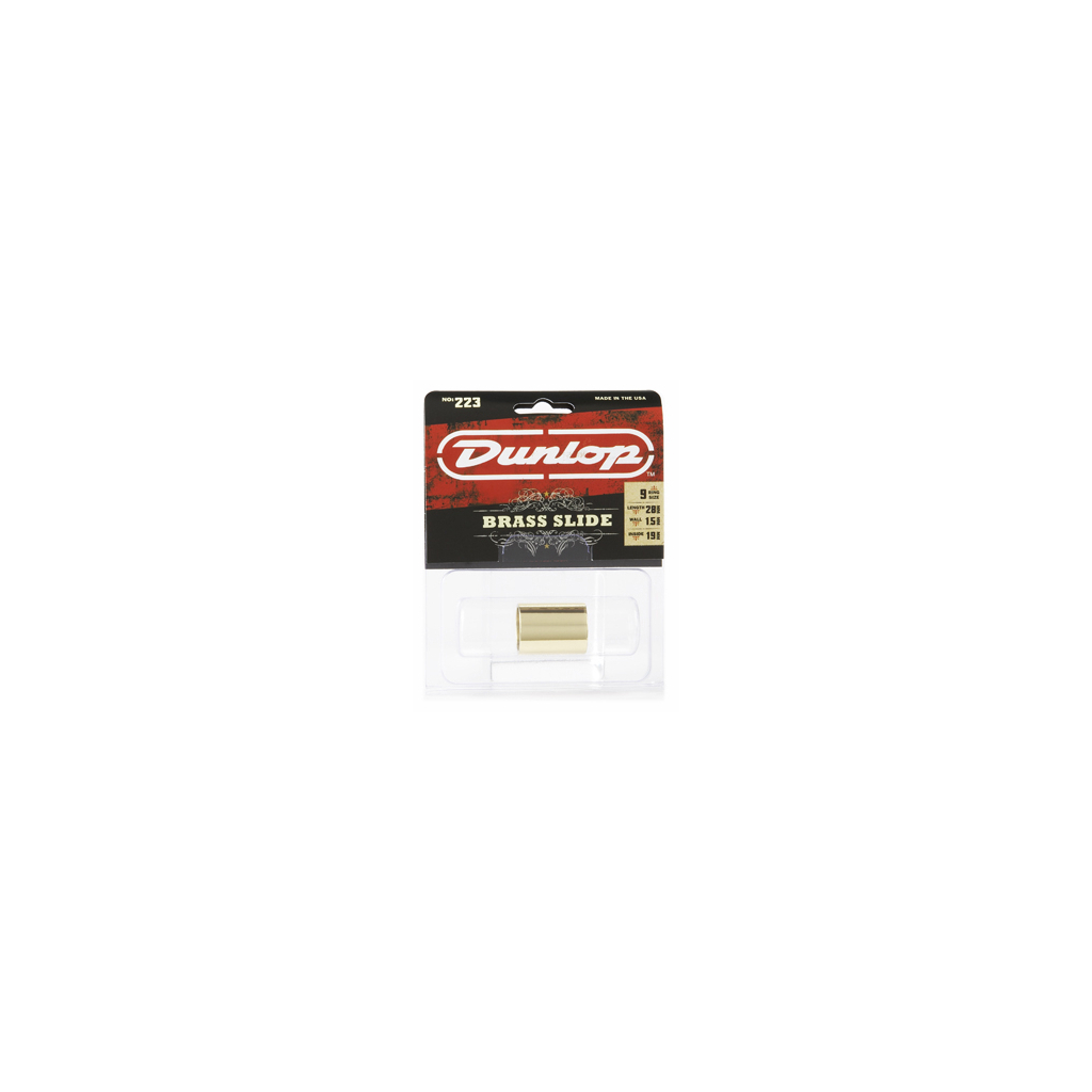 Слайдер для гітари Jim Dunlop Brass Medium Wall Medium Knuckle Slide (223)