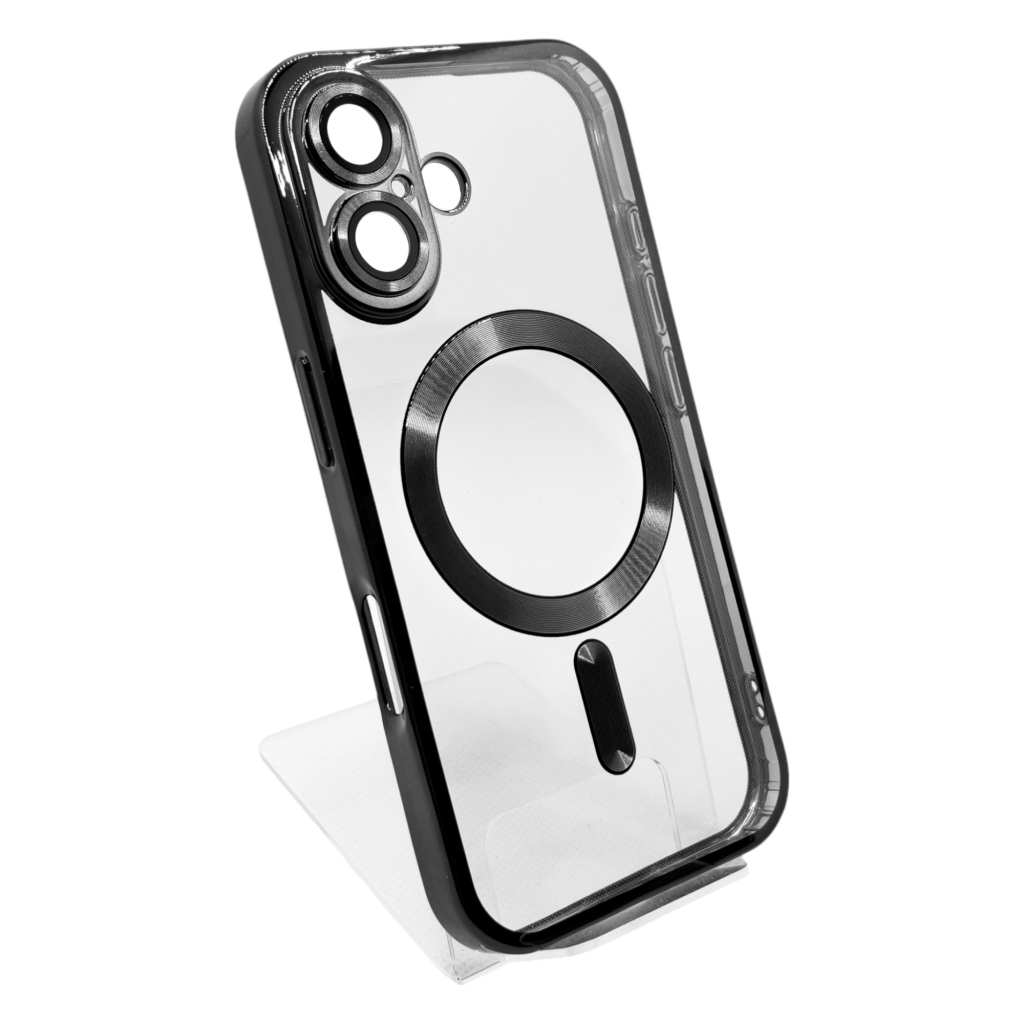 Чохол до мобільного телефона BeCover TPU Chrome Case (MagSafe) для Apple iPhone 16 Black (712070) Чохол до мобільного телефона BeCover TPU Chrome Case (MagSafe) для Apple iPhone 16 Black (712070)