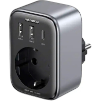 Зарядний пристрій Ugreen 3xUSB 30W Outlet Extender (2хUSB-A+USB-C) CD314 (90613)