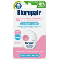 Зубна нитка Biorepair Захист ясен Розширювальна з гідроксиапатитом і гіалуроновою кислотою 30 м (8017331058244)