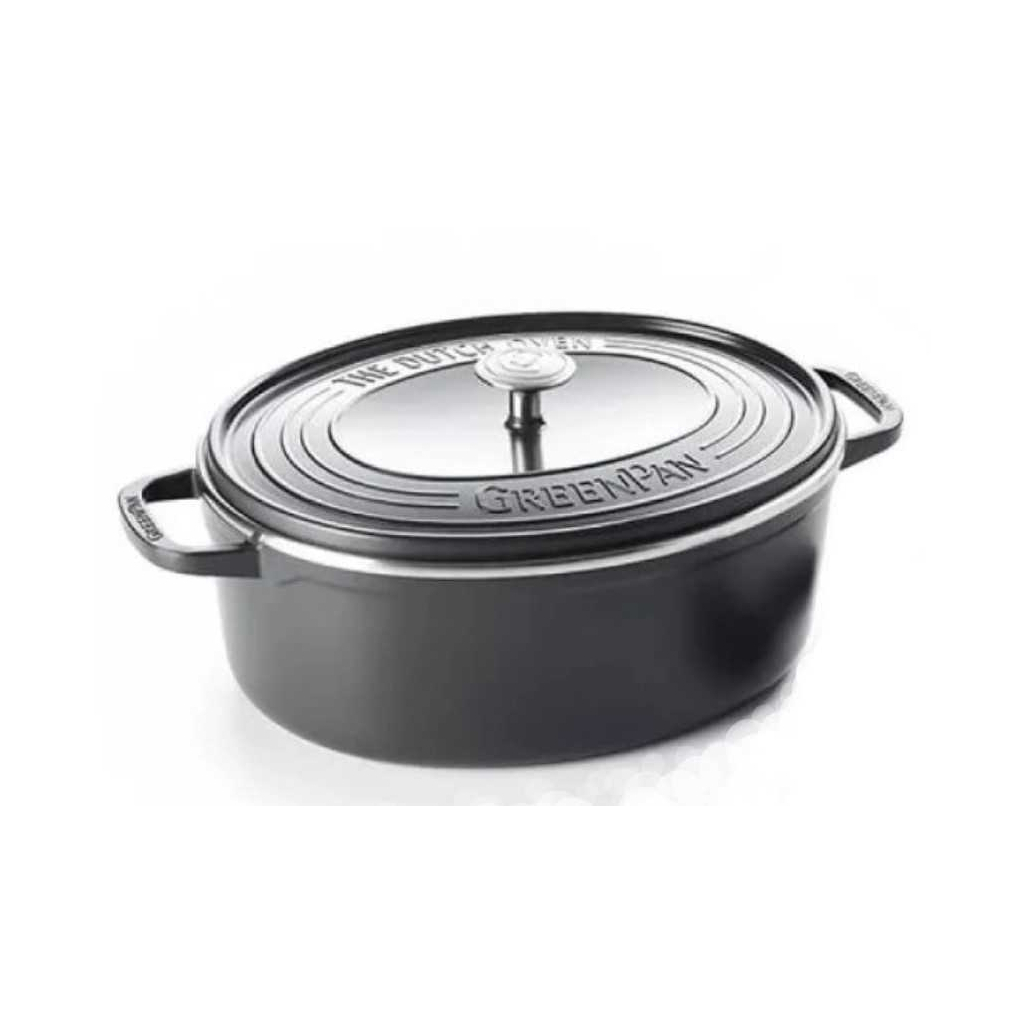 Гусятниця GreenPan Featherweights 25 см, 6,2 л чорна (CC002222-001)