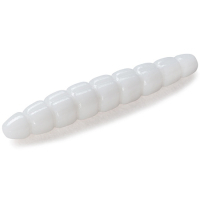 Fishing silicone FishUP Morio 1.2" 009 - White, cheese taste (12pcs/pack) (1864.03.38)