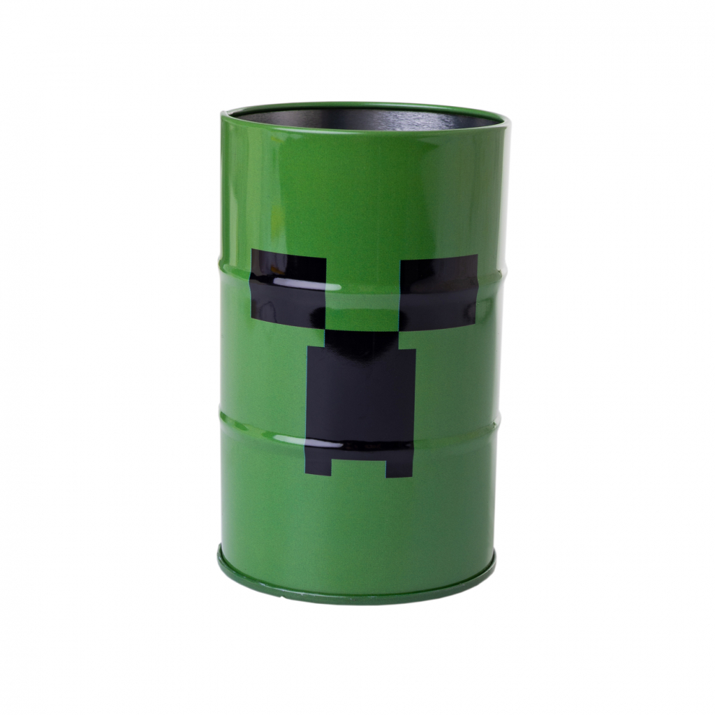 Підставка для дрібниць Yes бочка Minecraft Creeper метал (708096)