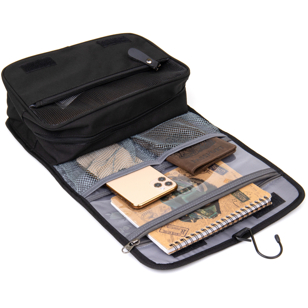 Несесер Vintage Текстильна органайзер Чорна (20657)