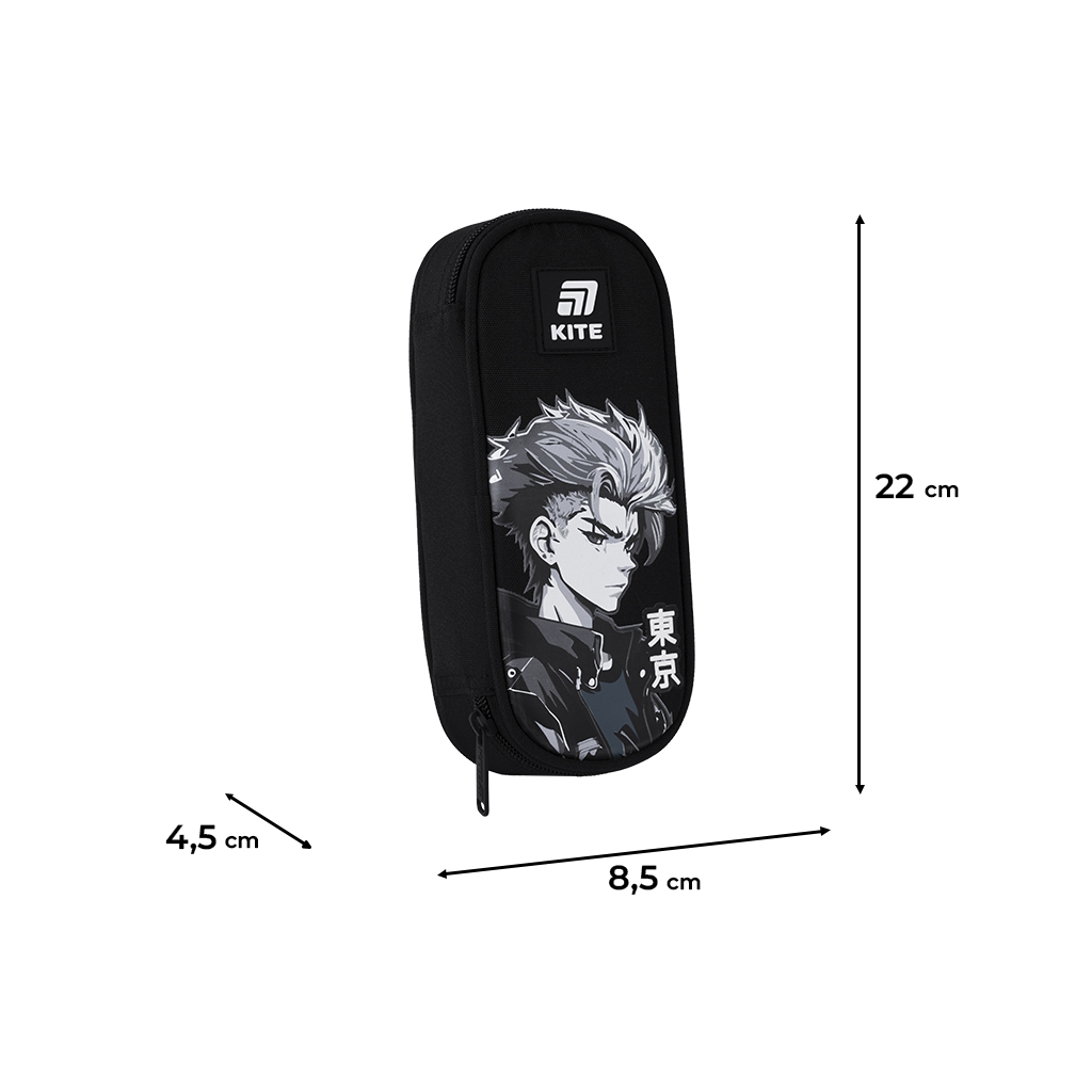 Пенал Kite 599 Anime Boy (K25-599-12)